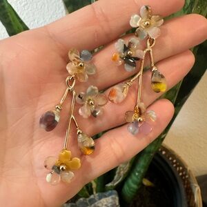 Flower 🌸 drop earrings